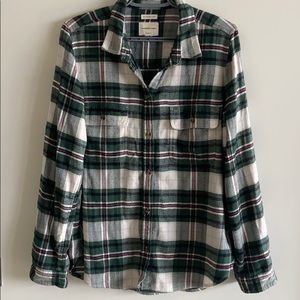 American Eagle Plaid Shirt L
